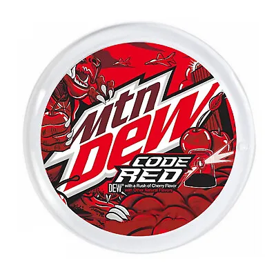 Mountain Mt. Mtn Dew Code Red Magnet Big Round  3 Inch Diameter With Border. • $7.99