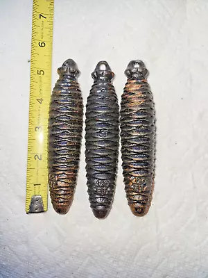 Lot Of 3 Vintage Cuckoo Clock Weights 420g Pinecone • $9.90