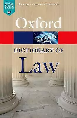 A Dictionary Of Law By Jonathan Law (Paperback 2015) • £4.99