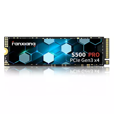 Fanxiang S500PRO 256GB M.2 PCIe 3.0 X 4 NVMe SSD Solid State Drive 3500MB/S • £22.99