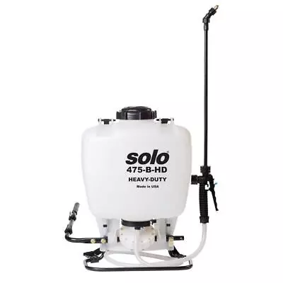 SOLO 4-Gal Backpack Sprayer Diaphragm Pump Adjustable Spray Tip Shoulder Strap • $128.07