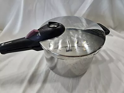 Fagor Pressure Cooker Pot Electric Vitro Induction Plaksteel 6L EUC • $34.99