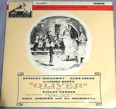 OLIVER Musical Stage Soundtrack  LP 33 12  1961 Cogan Holloway Vinyl Album Rare! • £12.95