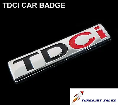 TDCI Chrome & Red Badge ABS - Emblem Turbo Diesel Car Van  / • £5.99