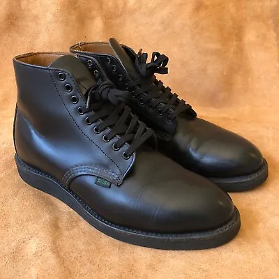 Red Wing USA 9197 Policeman Boot Black Chaparral Excellent RARE • $274.99