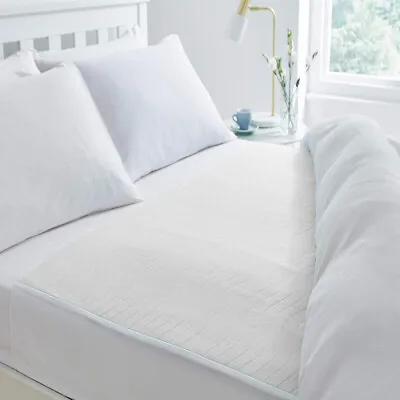 £10.75 • Buy Absorbent Washable Incontinence Bed Sheet/ Pad/ Mattress Protection, White.