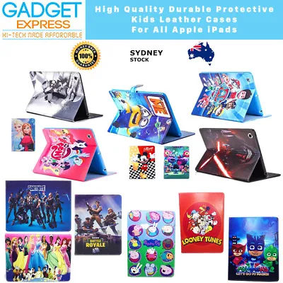 Shockproof Kids Cartoon GIFT Case Cover For IPads 5th 6th Air Pro 9.7 Mini1234 • $14.95