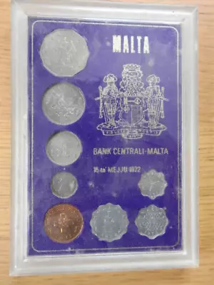 Presentation Set Of 1972 Malta Coins • $11.18