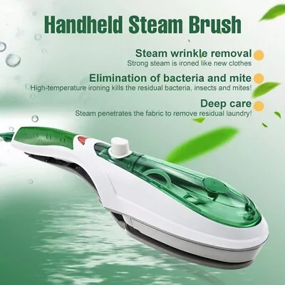 Hand Portable Held Clothes Garment Steamer 1000W Upright Iron Travel Fast Heat • £13.98