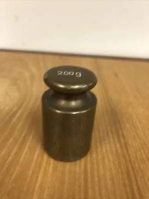 1 Vintage Metric  Brass  Metal Churn Weights  - 200g For Scales • £5.99