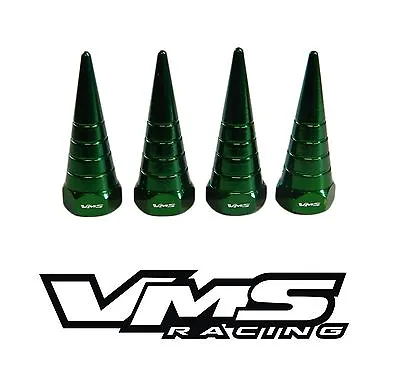 Vms Billet Aluminum Green H22 H22a Vtec Valve Cover Spiral Spike Nuts Bolt 8 Pcs • $19.95