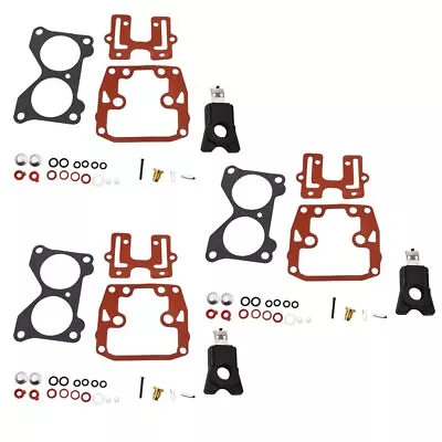 For Johnson Evinrude V6 150 155 175 185 200 235 HP 3X Carburetor Rebuild Kit • $13.55