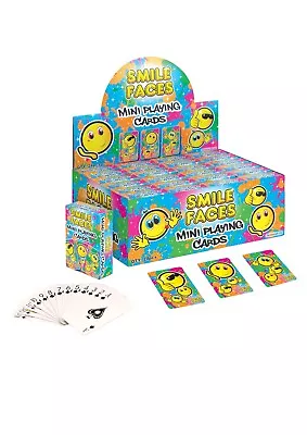 480 Mini Packs Of Smiley Face Playing Cards Toys Bulk Wholesale Job Lot • £179.99