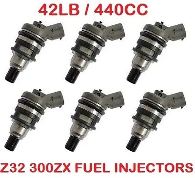 $352.30 • Buy 6 X  Fuel Injectors For NISSAN / NISMO Z32 300ZX 89 ~ 94 VG30