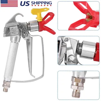 3600 PSI Airless Paint Spray Gun W/ 517 Tip Nozzle Guard For Wagner Sprayers US • $17.99