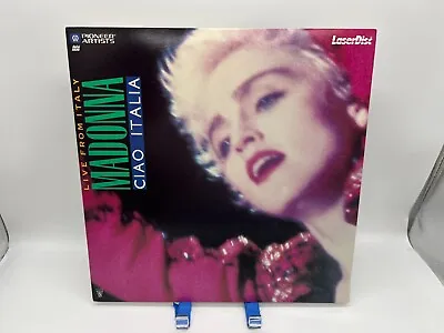  Madonna: Ciao Italia Live From Italy  Laserdisc LD - Music • $19.95