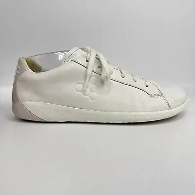 Vivobarefoot Geo Court III Barefoot White Leather Sneakers Men 9 US EUR 42 • $49.01