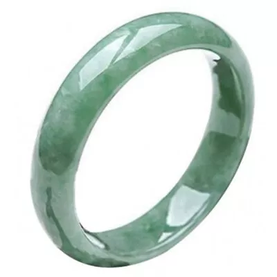 Female Beautiful AAA Bangle Light Green Jade Hand-carved Bracelet 56mm-62mm • £6.68