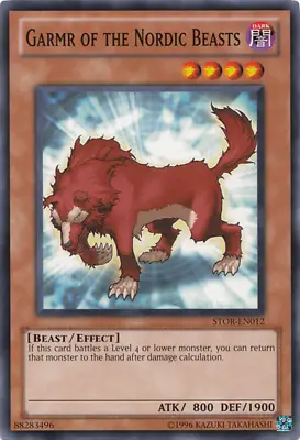 Garmr Of The Nordic Beasts STOR-EN012 Common Yu-Gi-Oh Card Unlimited New • £0.99