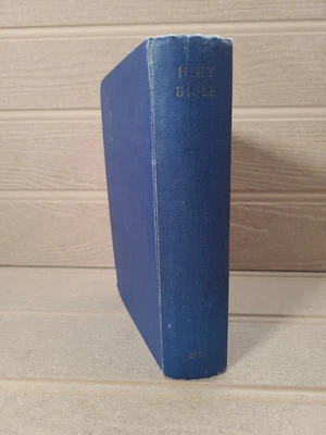 Pre 1952 Vintage Bible Eyre & Spottiswoode Ltd Bible London Blue Hardback • £25