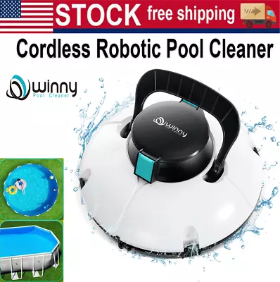 WINNY POOL CLEANER Cordless Robotic Pool Vacuum Automatic Pool Vacuum • $124.99