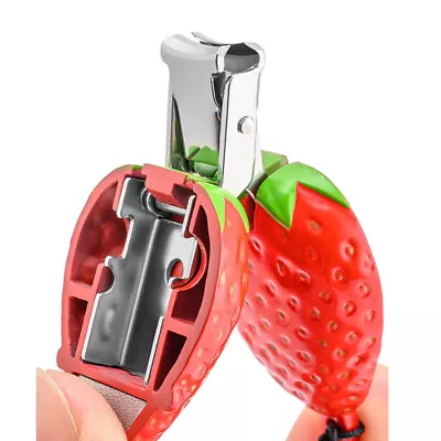 Mini Foldable Nail Clipper Finger Toe Cutter Stainless Steel Portable Keychain • $2.04