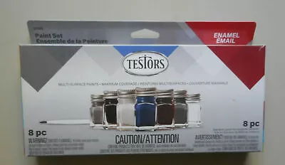 TESTORS Model Car Customizing Enamel Paint Set 6 Colors Thinner Brush HOBBY 9119 • $22.89