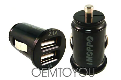 Mini Dual 2 USB 2.1A + 1A Car Charger For IPod IPhone 4 4s 5 Samsung Galaxy Note • $10.95