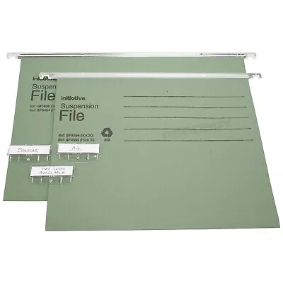£139.99 • Buy Green Hanging Suspension Files Tabs Insert Filing Cabinet A4 Or Foolscap Folders