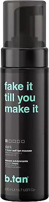 B.tan Dark Fake Tan | Fake It Till You Make It - Fast 1 Hour Sunless Tanner No • £13.71