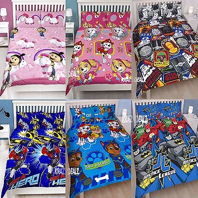 Cartoon Character Duvet Cover Two Pillowcases Boy Duvet Cover Girl Duvet Cover • £30