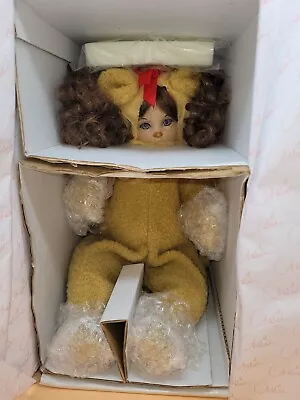 1999 Marie Osmond Wizard Of OZ Baby Cowardly Lion Porcelain Doll Toddler W/ Box • $26.95