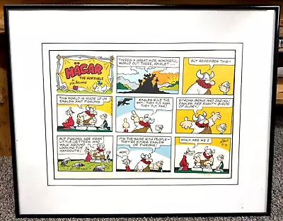 1989 Hagar The Horrible By Dik Brown Select Edition Lithograph 2/950  With COA • $99.99