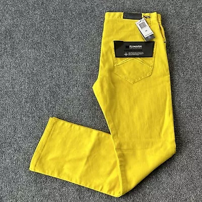 PJ Mark Jeans Men's 32 X 32 Yellow Urban Skinny Premium Stretch Denim New • $32.99