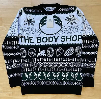 Small 38  Inch Chest The Body Shop Christmas Ugly Sweater Jumper Xmas • £24.99