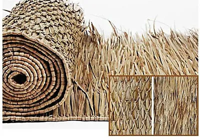 $34.99 • Buy 35  X 8ft MEXICAN PALM GRASS PALAPA RESORT GRADE THATCH ROLL