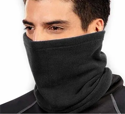 Unisex Thermal Neck Warmer Tube Snood Polar Fleece Face Mask Facemask Balaclava • £2.49