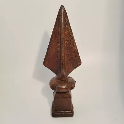 $12 • Buy Decorative Vintage Cast Iron Finial Fence Post Spear Point Bronze Color 8 