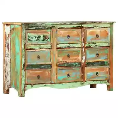 Chest Of Drawers 130x40x80 Cm Solid Reclaimed Wood VidaXL • $1118.30