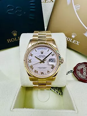 Rolex President Day-Date 36MM Yellow Gold Prymaid Dial 118238  • $25500