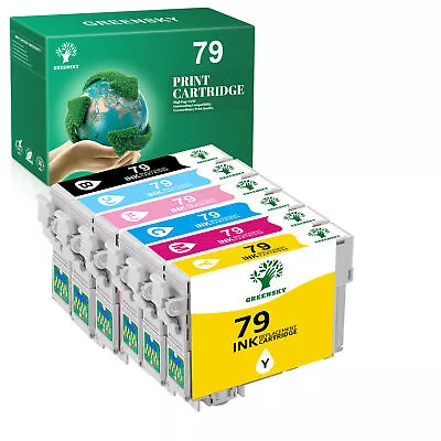 6 Pack T079 79 Ink Cartridge For Epson Artisan 1430 Stylus Photo 1400 Inkjet • $16.49