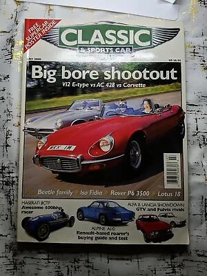 Classic And Sports Car Big Bore Shootout Beetle Family Plus Magazine Vtg Rare • $12