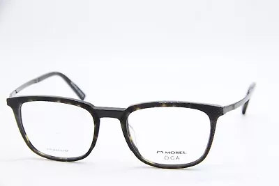 New Morel Oga 10152o Tg08 Havana Black Authentic Eyeglasses 55-21 • $132.61