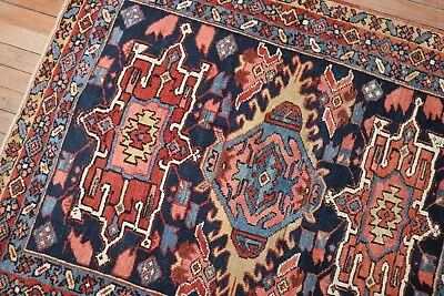 Antique Karajeh Rug 3'7''x4'3' • $2800