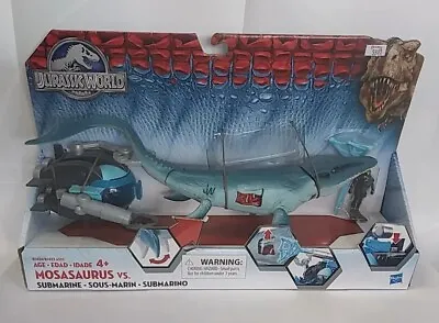 2015 Mosasaurus Vs Submarine Jurassic World Hasbro Diver Figure • $59.95