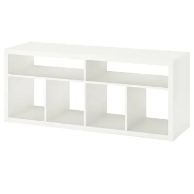 Ikea White  Kallax 60x147 Bookcase Storage Display Shelves Rack Shelving Unit • £139.90