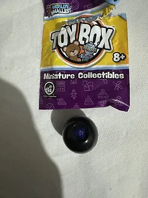 Micro Toy Box Series 1 Miniature Worlds Smallest Magic 8 Ball Scarce Limited • £10