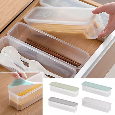 Durable Strip Pasta Storage Containers Rectangular Pasta Containers Airtight • $12.18