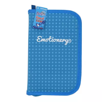 Emotionery Blue Green Star Multi Compartment Zip Pencil Case • £6.35