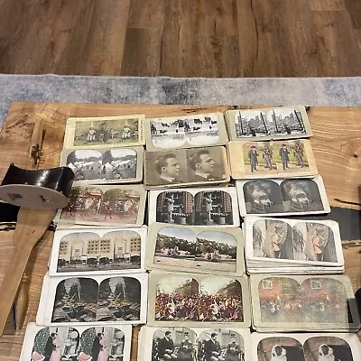 Vintage Antique Stereoview Cards Lot Of  180 Plus 2 Viewers • $220